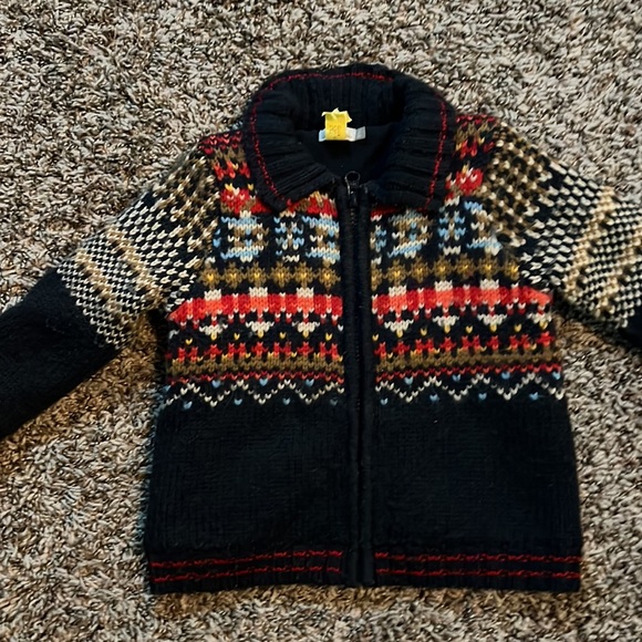 catimini france toddler blue knit sweater - Picture 4 of 8